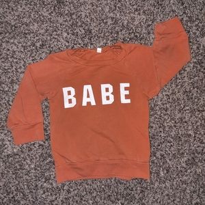 Infant Babe Sweatshirt